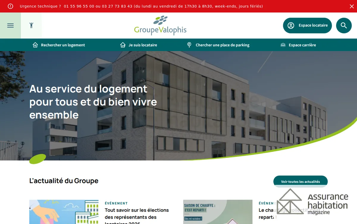 Capture : Au service du logement pour tous et du bien vivre ensemble | Groupe Valophis