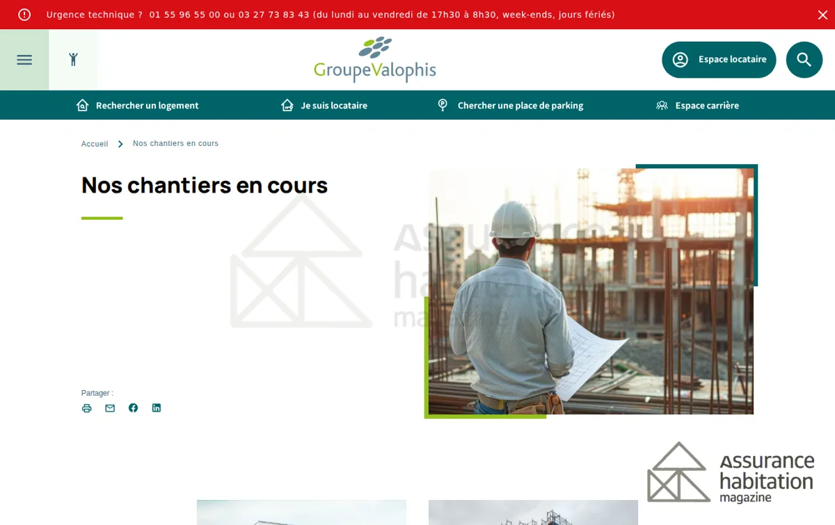 Capture : Nos chantiers en cours | Groupe Valophis